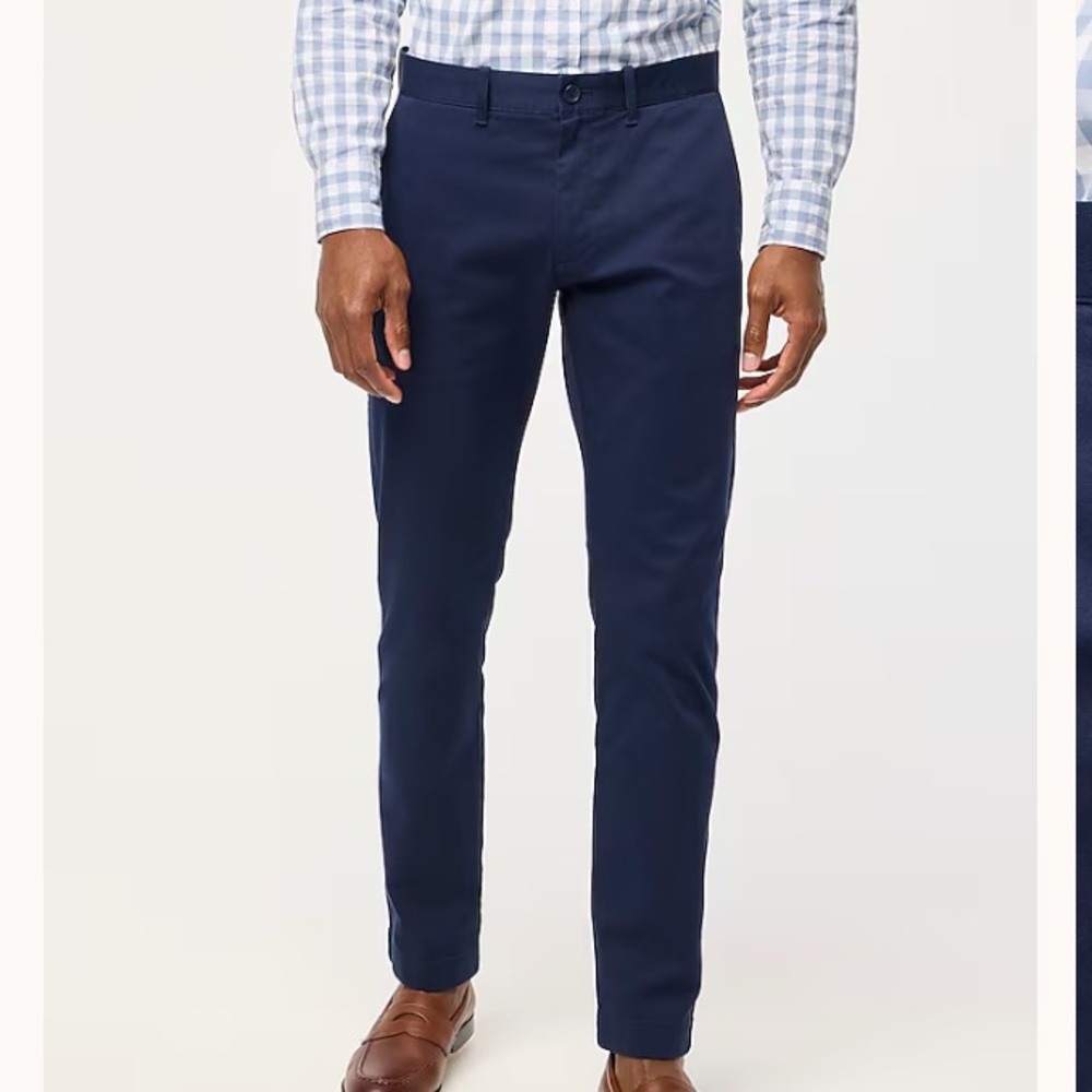 J. Crew Essential Urban Slim Navy Chino Pants